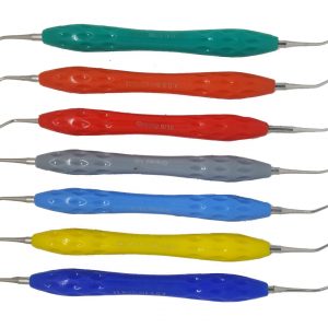 Set of 7 Silicon Coated Gracey Curettes-0