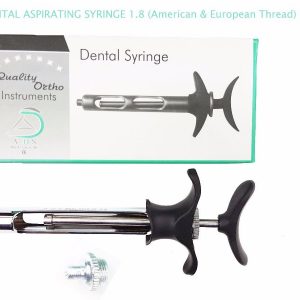 European & American Thread Dental Aspirating Syringe 1.8 ml-0
